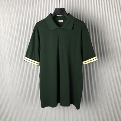 BURBERRY COTTON POLO SHIRT IVY - W006