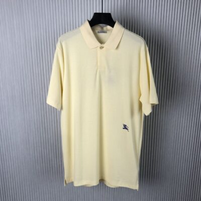 BURBERRY COTTON POLO SHIRT SHERBET - W020