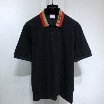 BURBERRY COTTON POLO SHIRT - W030