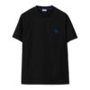 BURBERRY COTTON T-SHIRT BLACK - W004