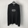 CHRISTIAN DIOR COUTURE SWEATER BLACK CASHMERE JERSEY - Z019