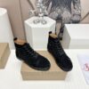 CHRISTIAN LOUBOUTIN LOUIS BLACK HIGH-TOP SNEAKERS - C015