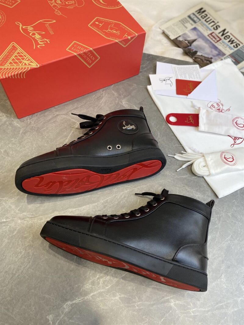 CHRISTIAN LOUBOUTIN LOUIS HIGH-TOP SNEAKERS - C019