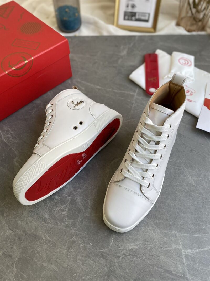 CHRISTIAN LOUBOUTIN LOUIS HIGH-TOP SNEAKERS - C020