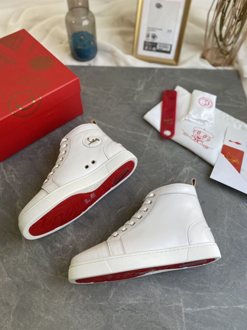 CHRISTIAN LOUBOUTIN LOUIS HIGH-TOP SNEAKERS - C020