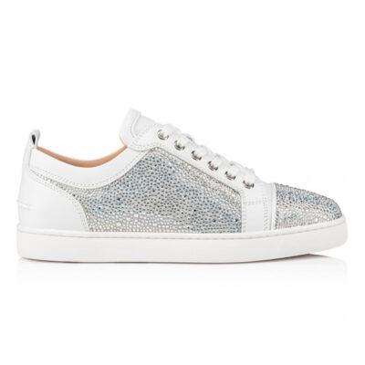 CHRISTIAN LOUBOUTIN LOUIS JUNIOR STRASS SNEAKERS - C022