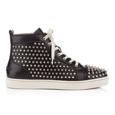 CHRISTIAN LOUBOUTIN LOUIS SPIKES FLAT SNEAKERS - C048