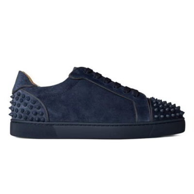 CHRISTIAN LOUBOUTIN ORLATO SUEDE SPIKES SNEAKERS - C045