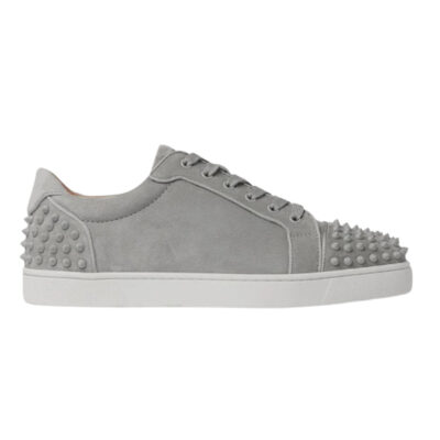 CHRISTIAN LOUBOUTIN SEAVASTE 2 ORLATO STUDDED SUEDE SNEAKERS - C025