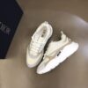 DIOR B22 SNEAKER CREAM BEIGE WHITE CALFSKIN - I035