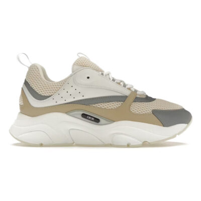 DIOR B22 SNEAKER CREAM BEIGE WHITE - I020