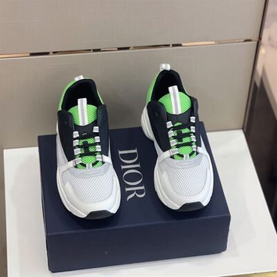 DIOR B22 SNEAKER WHITE GREEN - I023