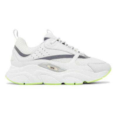 DIOR B22 SNEAKER WHITE LIGHT GREEN - I025