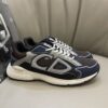 DIOR B30 SNEAKER BLUE MESH AND TECHNICAL FABRIC - I007