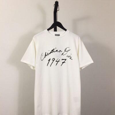 DIOR HANDWRITTEN CHRISTIAN DIOR RELAXED-FIT T-SHIRT - O004