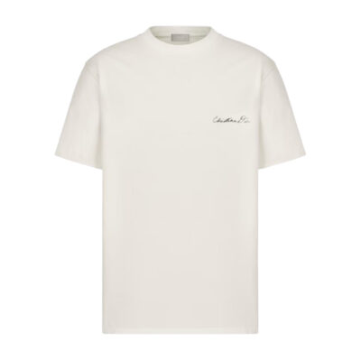 DIOR HANDWRITTEN CHRISTIAN DIOR T-SHIRT RELAXED FIT - O005