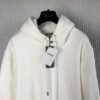 DIOR OBLIQUE RELAXED-FIT HOODED SWEATSHIRT OFF WHITE - Z012