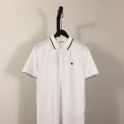 DIOR POLO SHIRT WITH BEE EMBROIDERY - O001