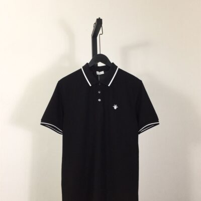 DIOR POLO SHIRT WITH BEE EMBROIDERY - O002