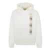 DIOR PRINTED RELAXED FIT COTTON WHITE HOODIE - Z020