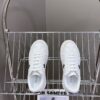 DIOR STAR PLATFORM SNEAKER WHITE CALFSKIN AND SUEDE - I011