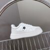 DIOR STAR PLATFORM SNEAKER WHITE CALFSKIN AND SUEDE - I011