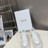 DIOR STAR PLATFORM SNEAKER WHITE CALFSKIN AND SUEDE - I011