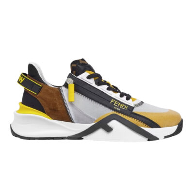 FENDI FLOW MULTICOLOUR NYLON LOW-TOPS - F018