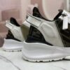 FENDI FLOW SNEAKERS BEIGE LEATHER LOW-TOPS - F017