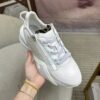 FENDI FLOW WHITE LEATHER LOW-TOPS - F022