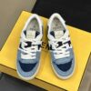 FENDI MATCH BLUE DENIM LOW-TOPS SNEAKER - F002