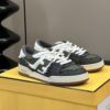 FENDI MATCH GREEN DENIM LOW-TOPS SNEAKER - F001