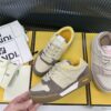 FENDI MATCH LOW-TOPS BEIGE GUM YELLOW - F009