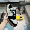 FENDI MATCH LOW-TOPS IN BLACK SUEDE - F011