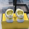 FENDI MATCH LOW-TOPS YELLOW SUEDE - F013