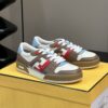 FENDI MATCH MULTICOLOR LEATHER LOW-TOPS SNEAKER - F003