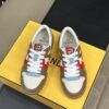 FENDI MATCH MULTICOLOR LEATHER LOW-TOPS SNEAKER - F003