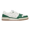 FENDI MATCH SNEAKERS GREEN LEATHER LOW-TOPS - F027