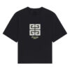 GIVENCHY 4G T-SHIRT IN COTTON BLACK - K002