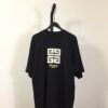 GIVENCHY 4G T-SHIRT IN COTTON BLACK - K002