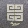 GIVENCHY 4G T-SHIRT IN COTTON LIGHT GREY MELANGE - K003