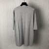 GIVENCHY 4G T-SHIRT IN COTTON LIGHT GREY MELANGE - K003