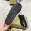 GUCCI ACE PERFORATED INTERLOCKING G BLACK - G158