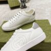 GUCCI ACE PERFORATED INTERLOCKING G WHITE - G159