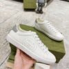 GUCCI ACE PERFORATED INTERLOCKING G WHITE - G159