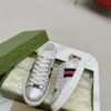 GUCCI ACE SNEAKER METALLIC SILVER LEATHER - G122