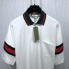 GUCCI COTTON JERSEY POLO WITH WEB - X054