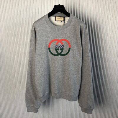 GUCCI COTTON JERSEY PRINTED SWEATSHIRT - H008