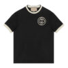 GUCCI COTTON JERSEY T-SHIRT WITH EMBROIDERY - X042