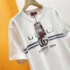 GUCCI COTTON JERSEY T-SHIRT WITH GUCCI PRINT - X024